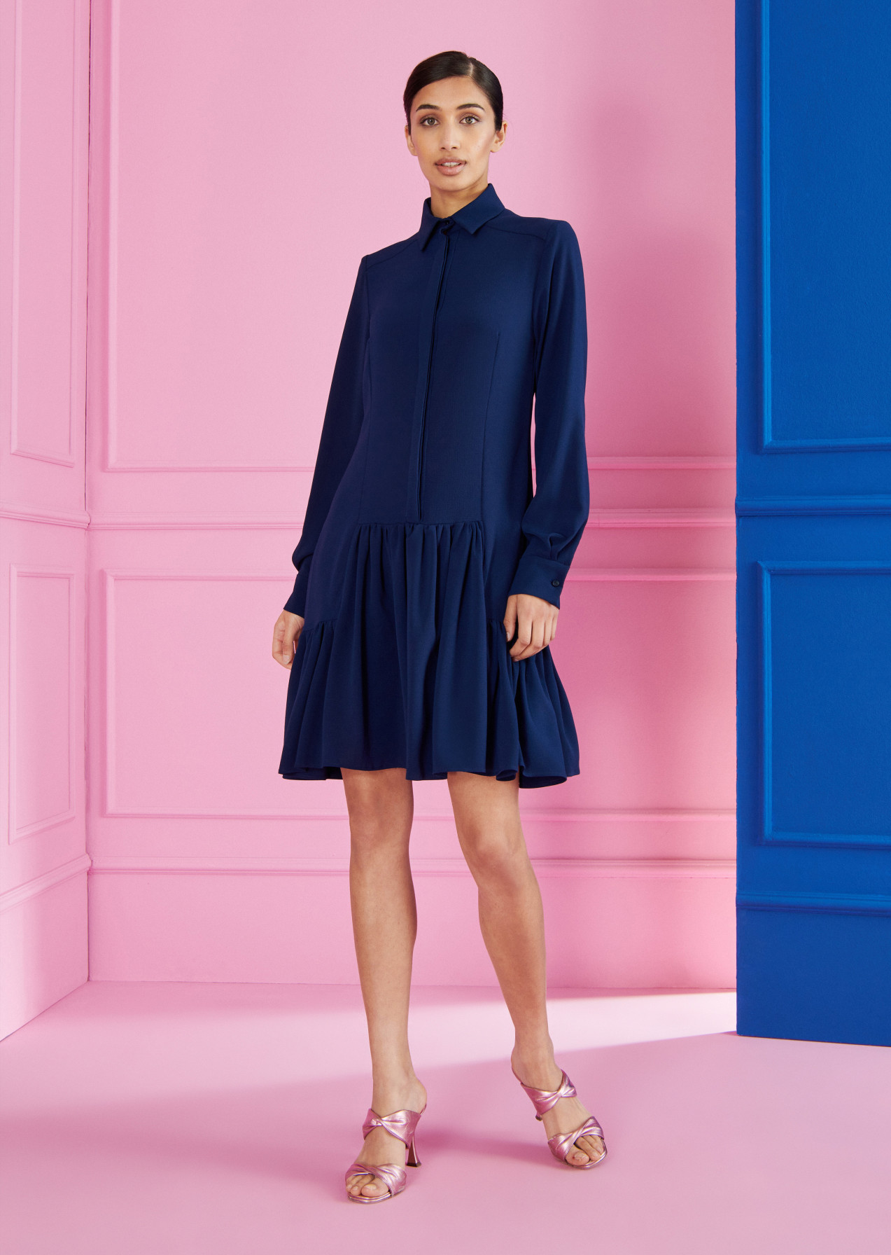 Talbots Outlet blue mini dress size 12  Blue mini dress, Mini dress,  Stretchy dress