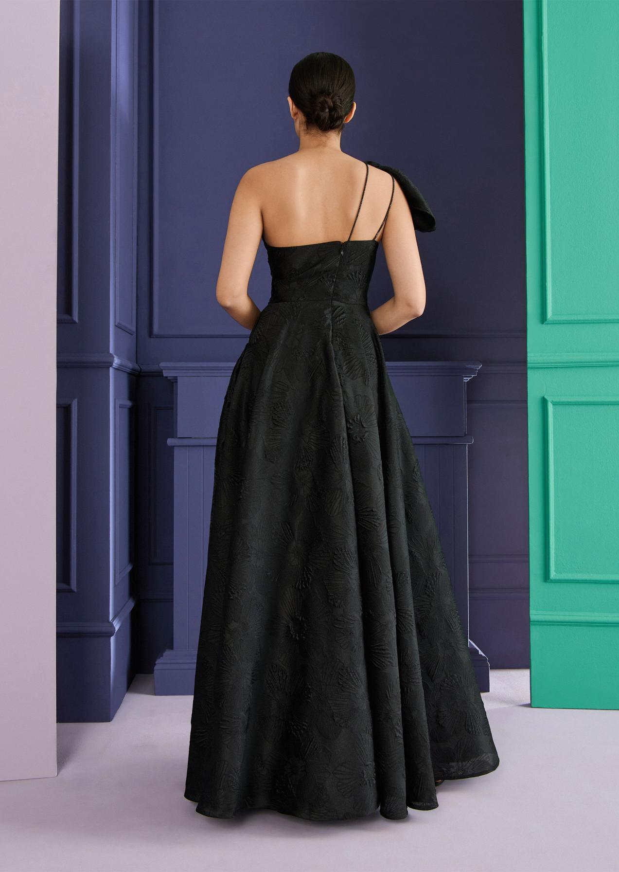 Abendkleid 2024 Talbot Runhof anthrazit